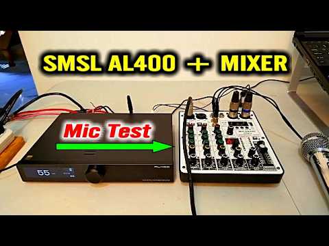 Testing SMSL AL400 POWER AMPLIFIER with AUDIO MIXER thumbnail