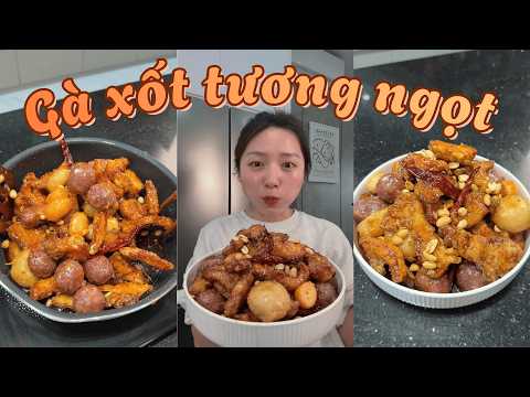 Công thức gà chiên tok xốt tương ngọt đậu phộng bao giòn ngon số zách| Pít Ham Ăn thumbnail