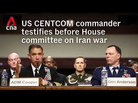 US Admiral Brad Cooper testifies before Congress on Iran war thumbnail
