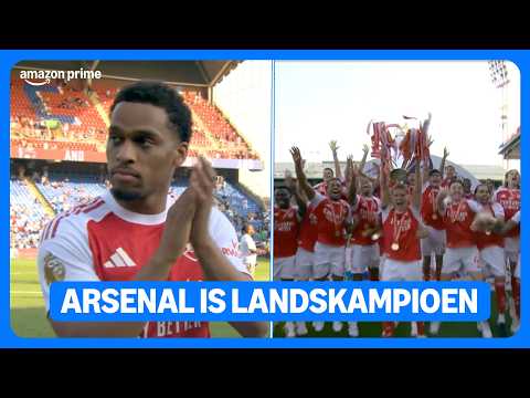 Prijsuitreiking landskampioen Arsenal na overwinning op Crystal Palace 🏆 thumbnail