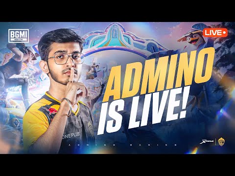 ADMINO IS LIVE! | BGMI SCRIMS AND CLASSIC LIVE | ADMINO GAMING | thumbnail