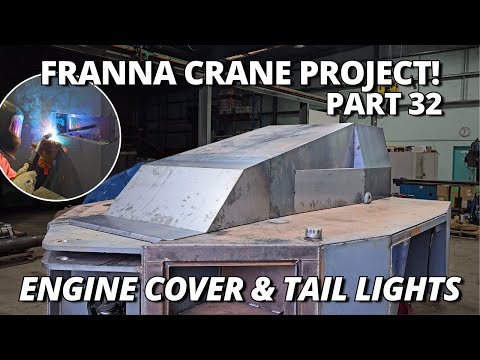 Engine Cover Assembled & Tail Light Fabrication | Franna Crane Project | Part 32 thumbnail
