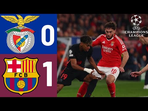 Benfica vs Barcelona 0-1 | All Goals & Highlights | UCL 2025 | Champions League Round of 16 thumbnail