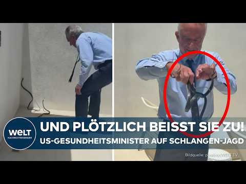 USA: Robert F. Kennedy Jr. von Schlange gebissen! US-Gesundheitsminister sorgt für virales Aufsehen thumbnail