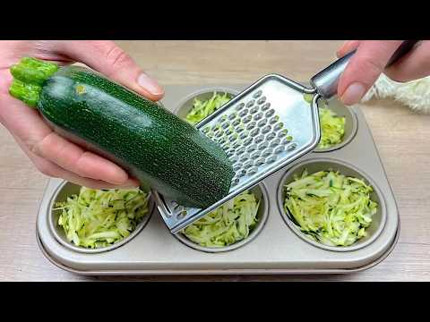 Wystarczy zetrzeć 1 cukinię i 1 ziemniaka! Nigdy nie gotowałam tak pysznego dania. ASMR thumbnail