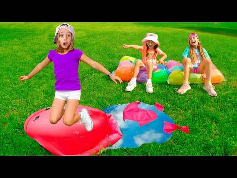 Nastya và những câu chuyện thiếu nhi vui nhộn tại công viên khinh khí cầu. thumbnail