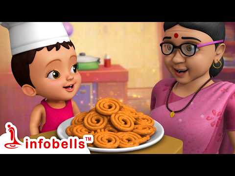 यह मेरा रसोईघर है-Chef Chitti Pretend Play with Kitchen Toys | Hindi Rhymes for Children | Infobells thumbnail