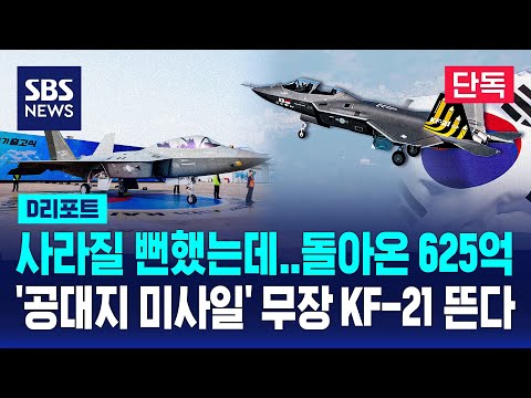 [단독] 예산 지워질 뻔한 KF-21 '블록Ⅱ'..내년 예산 625억 의결 / SBS / #D리포트 thumbnail