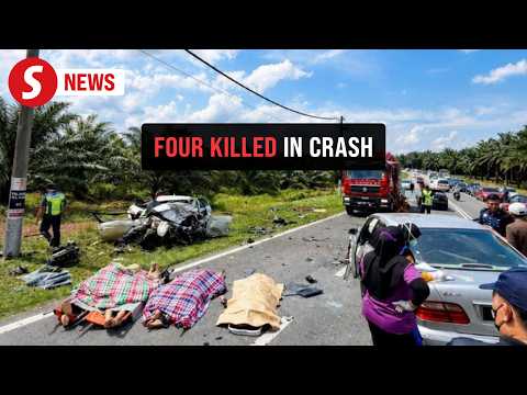 Ten-year-old among four killed in crash near Kluang thumbnail