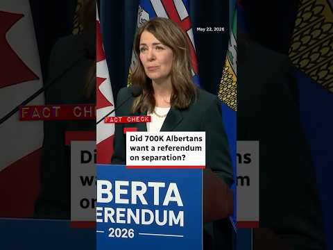Fact check: Did 700K Albertans want a referendum on separation? thumbnail