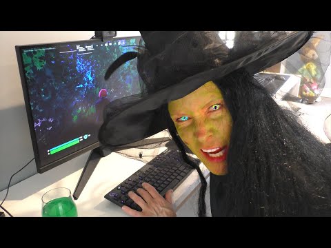 Angry Fortnite Mom is turned into Ugly Witch after she Drinks Frog Leg Tea! thumbnail