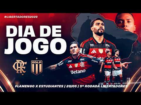 ? AO VIVO: FLAMENGO x ESTUDIANTES | PRÉ-JOGO + NARRAÇÃO | CONMEBOL LIBERTADORES (20/05) thumbnail