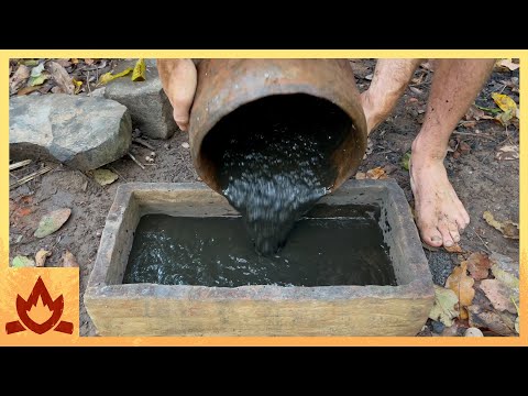 Primitive Technology: Iron Bacteria Cement (no fire/water insoluble) thumbnail
