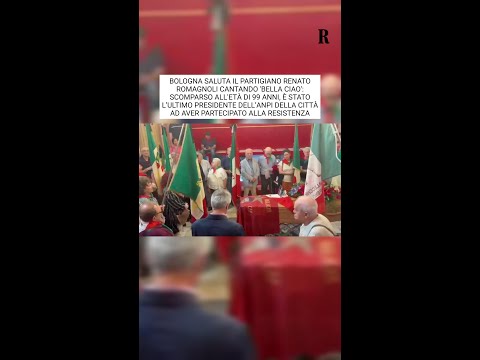 Bologna saluta il partigiano Renato Romagnoli cantando 'Bella Ciao' thumbnail