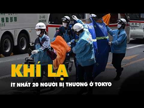 Vụ xịt khí lạ gây chấn động Tokyo, ít nhất 20 người bị thương thumbnail
