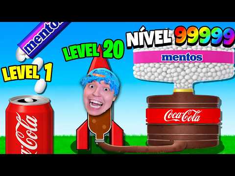 EU NÃO DEVIA TER COLOCADO 999.999.999 MENTOS vs COCA COLA... thumbnail
