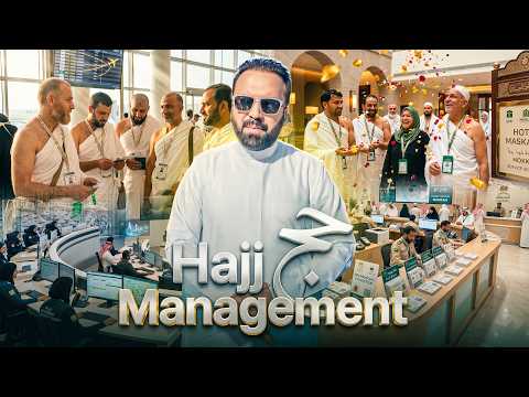INSIDE Saudi’s HAJJ Management System! 😱🕋 Millions Managed Like This 🤍 thumbnail