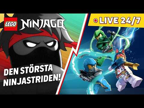 ? 24/7 LIVESTREAM | LEGO NINJAGO: Drakarna Vaknar Säsong 3 & NINJAGO Legends: Monster ? thumbnail