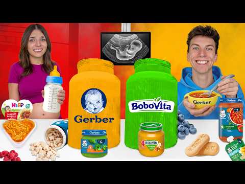 KTO SZYBCIEJ ZJE SŁOIK XXL NASZEGO DZIECKA WYGRYWA 👶🏻 thumbnail