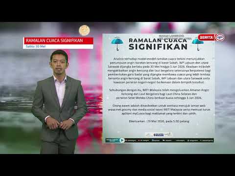 30 MEI 2026 - SPM - LINTAS LANGSUNG JABATAN METEOROLOGI MALAYSIA thumbnail