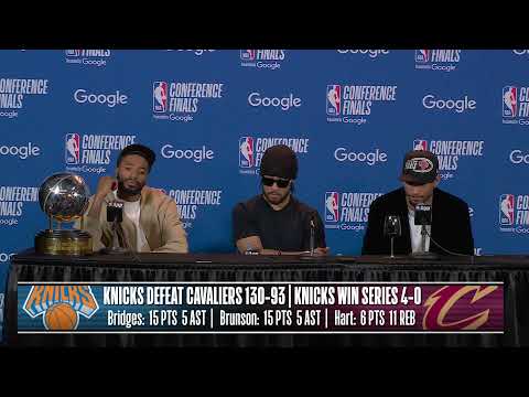 New York Knicks vs. Cleveland Cavaliers | Game 4 Postgame Media Availability thumbnail