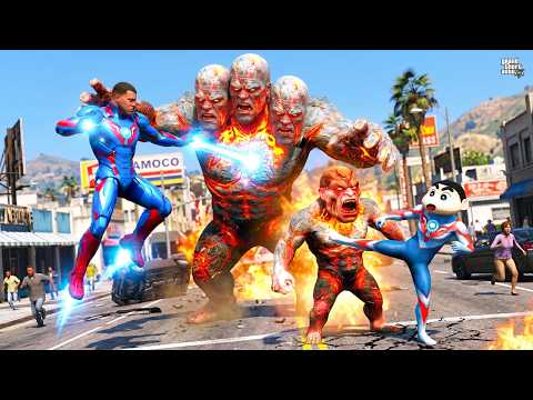 IRONMAN & SHINCHAN REVENGE for SPIDERMAN Death! ?? in GTA 5 | FINAL EPISODE thumbnail
