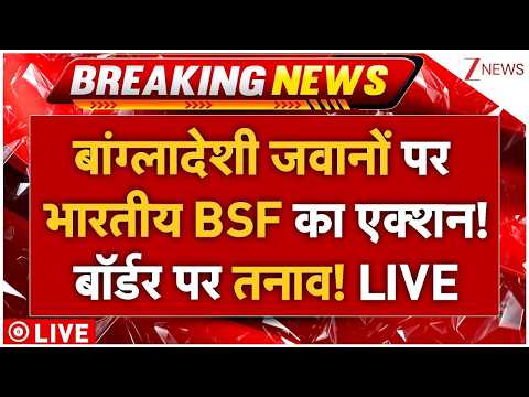 India Bangladesh Border Tension LIVE: बांग्लादेशी जवानों पर BSF का एक्शन! बॉर्डर पर जबरदस्त तनाव! thumbnail