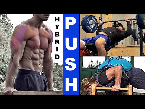 Hybrid Strength Training: PUSH Workout - Calisthenics & Weights (Chest, Shoulders & Triceps) thumbnail