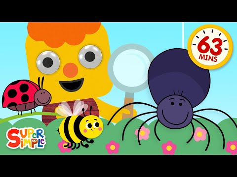 Let’s Count with Bugs! | The Creepy Crawly Compilation | Super Simple Songs thumbnail