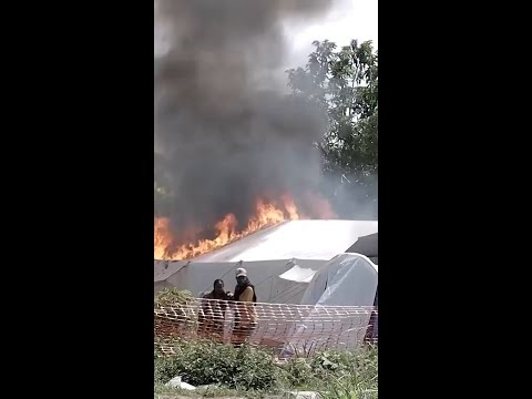 Hospital Tents Set On Fire as DRC Deals With Ebola Outbreak thumbnail