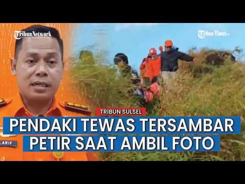 3,5 Jam Tim SAR Gabungan Evakuasi Korban Tersambar Petir di Puncak Gunung Manrolo Maros thumbnail