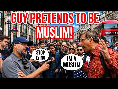 Guy Pretends to be Muslim! Hashim Vs Fake Guy | Speakers Corner | Hyde Park thumbnail