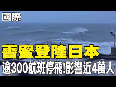 【每日必看】薔蜜登陸日本 逾300航班停飛!影響近4萬人｜福島野熊發狂闖工廠連傷4人 中小學緊急停課 20260603 thumbnail