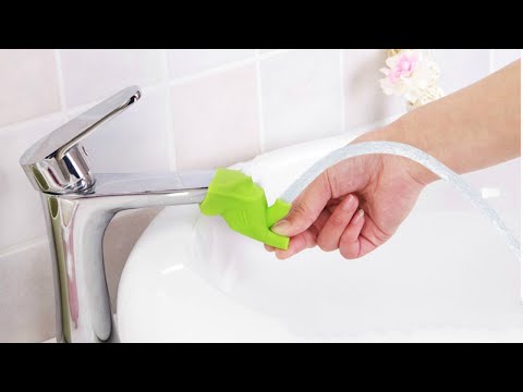 Travel Portable Simple Mouthwash Cup Silicone Faucet Extender thumbnail
