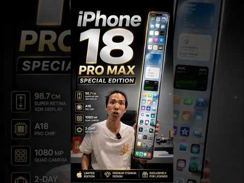 iPhone 18 Pro Max Special Edition thumbnail