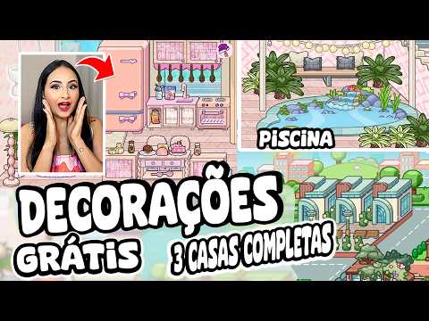 DECORAÇÕES GRÁTIS HOUSE MAKER | 3 CASAS COMPLETAS NO PAZU AVATAR WORLD thumbnail