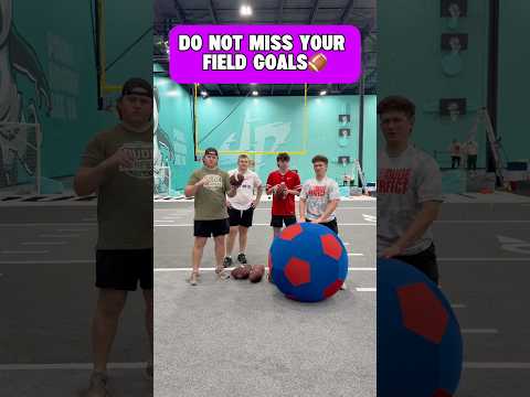 Field Goal Competition🏈😂 #football #fieldgoals #dudeperfect #funny #game thumbnail