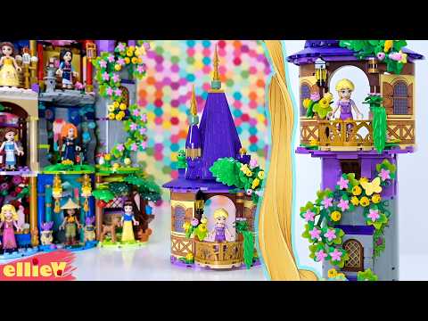 And Rapunzel's nook goes on top! Custom Disney Princess LEGO stackable display build thumbnail