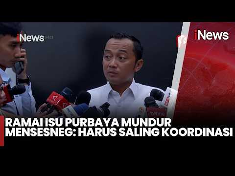 Ramai Isu Purbaya Mundur, Mensesneg: Harus Saling Koordinasi  | iNews Pagi 5/6 thumbnail