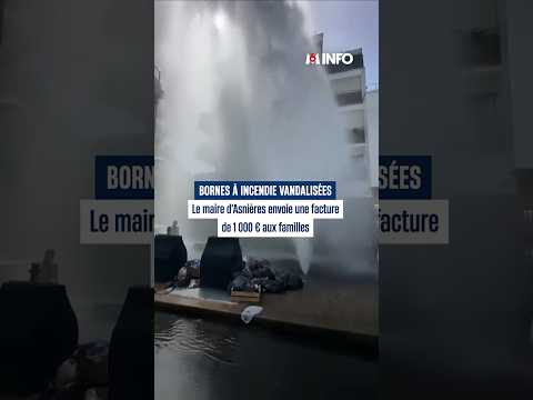 Bornes à incendie vandalisées : le maire d'Asnières envoie une facture de 1000 € aux familles thumbnail