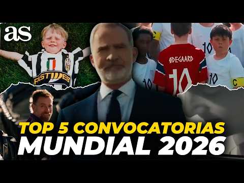 Los 5 VÍDEOS MÁS ÉPICOS de las convocatorias de las selecciones del MUNDIAL 2026 thumbnail