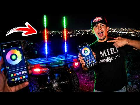 NUEVAS LUCES PARA MI CUATRIMOTO(*ACCESORISANDO LA MOTO*)//Dani Universe// thumbnail