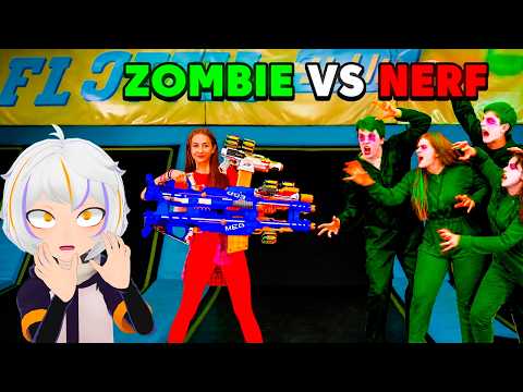 Si NERF Tuviera Zombies | ChuyMine REACCIONA a Shiloh y Bros Español thumbnail