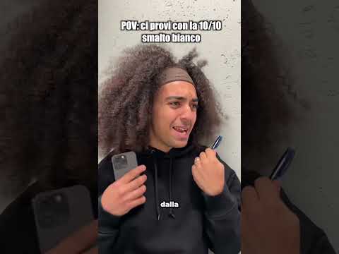 POV: ci provi con la 10/10 smalto bianco thumbnail