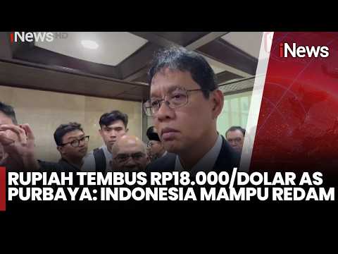 Rupiah Tembus Rp18.000/Dolar AS, Purbaya: Indonesia Mampu Redam | iNews Pagi 5/6 thumbnail