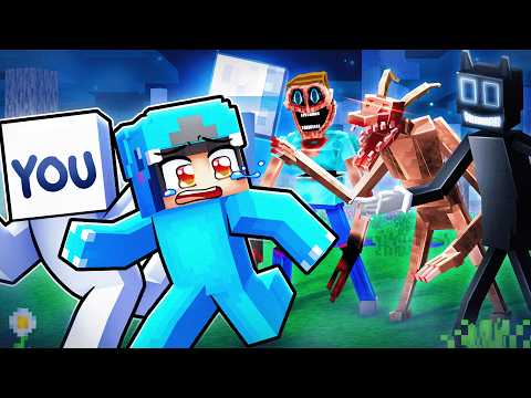 YOU Survive Every Horror Mob in Minecraft! thumbnail