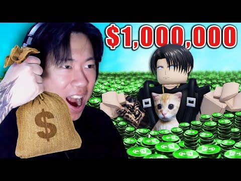 【DE JuN】無情輾壓！課金轟炸伺服器！Roblox thumbnail