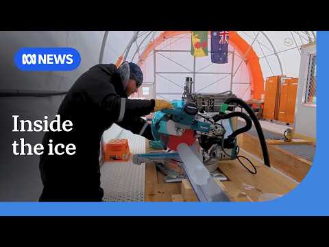 Antarctic scientists analyse ice cores thousands of years old | ABC NEWS thumbnail