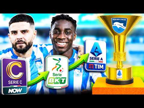 DALLA SERIE C AL TETTO D'ITALIA!! RICOSTRUISCO IL PESCARA DOPO LA TRAGICA RETROCESSIONE IN SERIE C!! thumbnail