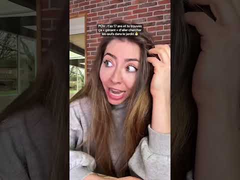 POV : t'as 17 ans et tu trouves ça « gênant » d'aller chercher les œufs dans le jardin #humour thumbnail